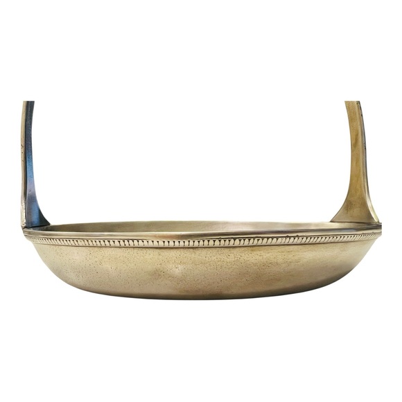 Vintage Nilsjohan Sweden Silverplate Basket Bowl 9.5” Mid Century Modern Handled - Picture 2 of 5